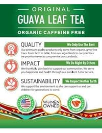 Guava Leaf Tea - Carb Blocker | Fat Burner | Blood Sugar Support | Hair Re-Growth, Skin & Nails |...
