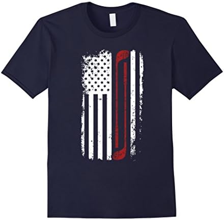 Men's Golf American Flag T Shirt (Men, Women, Kids 2XL Navy