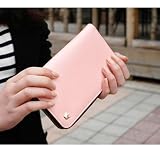EVTECH(TM) Multifunctional Coin Purse Wrist Bag Handbag Envelope Wallet Pouch Case for iphone 4 4S 5 5c Samsung Galaxy S4 S5 S3 N7100 Note 3 HTC ONE M7 Smart Phone