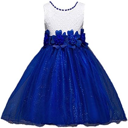 Pageant Tulle Floral Waist Sash Special Occasion Flower Girl Dress