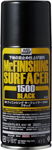 GSIクレオス Mr.フィニッシングサーフェイサー1500 スプレー ブラック 170ml ホビー用表面処理材 B526商品画像