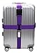 Cross Luggage Strap Adjustable Suitcase Belt Travel Accessories 1Pack #L170 (1Purple)