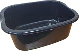 OptiProducts 11 Litre Plastic Washing Bowl Rectangular Multi-Purpose Basin