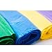 LazyMe 12 x 20 inch Plastic Thick Blue T Shirt Bags, Handle Shopping Bags, Multi-Use Large Size Merchandise Bags, Blue Plain Grocery Bags, Durable, 12 x 20 inch, 200 Pcs (200, Blue)
