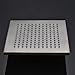 Rozin 12-inch LED Color Bathroom Square Shower Head Rainfall Over-head Spray Brushed Nickel