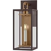 Troy Lighting B6520-PBR/TBZ Arnold - 1 Light Outdoor Wall Sconce-20 Inch Tall and 8 Inch Wide
