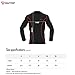 OUTOF Men's Long Sleeve T-Shirts Baselayer Cool Dry Compression Top Running Yoga Rashguard MTL7117