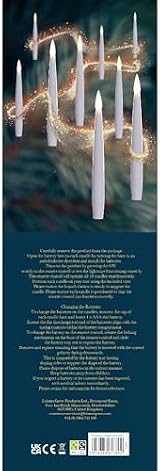 Noma Magic Candles with Wand Remote - 10 White Hanging LED Lights view 2