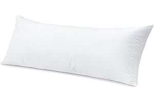 Artscope 14x36 Pillow Insert, Synthetic Down Lumbar Pillow Insert for Bed, Ultra Soft Decorative Long Throw Pillow Inserts for Living Room Couch Bed Sofa-White