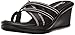 Skechers Cali Women's Rumblers - Go2gal Wedge Sandal, Black Gem, 8 M US