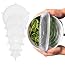 Lot De 12 Couvercles En Silicone Alimentaire Réutilisables | 6 Tailles, Extensibles | Pour Conservation, Micro-ondes, Lave-vaisselle