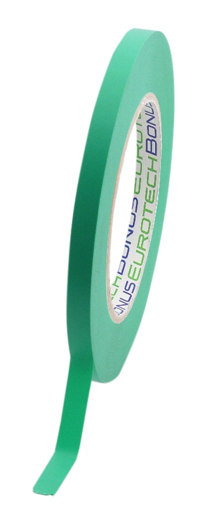 BONUS Eurotech 1BL23.32.0009/055A# Fine Line Tape, Synthetic Rubber Based Adhesive, 130°C, Width 9 mm, Length 55 m, Thickness 0.13 mm, Green