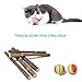 SenYoung 27PCS Cat Toys Kitten Toys, Interactive Cat Toy Set including Cat Teaser Wand, Catnip Fish, Cat Teather Toy, Feather Mice, Silvervine Chew Stick