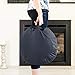 Seat Of Your Soul Meditation Cushion Gray – 10 Colors Round Yoga Pillow; Zipper Organic Cotton Zafu Cover & Extra Liner to Adjust USA Buckwheat Hulls; Floor Pouf for Sitting Kids, Men or Women