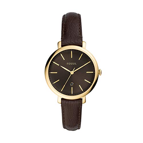 Fossil-Womens-Jacqueline-Stainless-Steel-Quartz-Watch-with-Leather-Strap-Brown-14-Model-ES4969