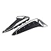 Sugeryy 2 Pcs Car Carbon Fiber Fender Side Vents Mesh Sticker Hole Grille For BMW X Series X5 F15 X5M F85 Shark Gills Side Vents Decoration Stickers