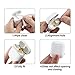 [2 Set] SHARKSBox Dust Guard for AirPods 2 Wireless Charging Case[Lifetime Replacements]Protect AirPods from Iron/Metal Shavings [Easy to Install] Upgrade Ultra Thin AirPods Dust-Proof Film-Gold