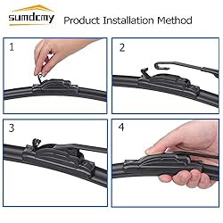 Sumdcmy 26"+14" Windshield Wiper Blade Replacement