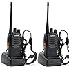Nestling-2PCS-400-470-MHz-BaoFeng-Walkie-Talkie-Two-Way-Radio-Rechargeable-Long-Range-Headset-Headphone-Built-in-LED-Torch-BF-888spack-of-2