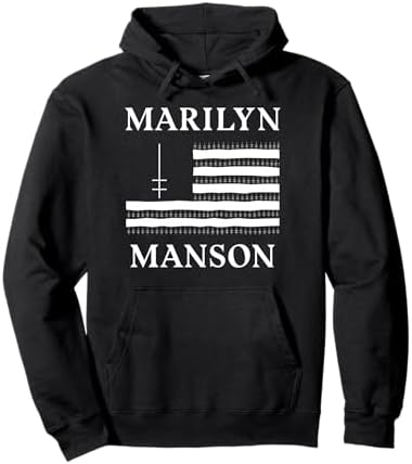 Amazon.com: Marilyn Manson MM Cross Pullover Hoodie : Clothing