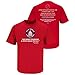 Smack Apparel Washington Baseball Fans. Bryce-Less Red T-Shirt