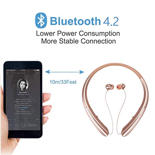 3 Bluetooth+Retractable+Headphones+Wireless+Earphones