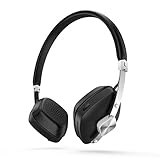 Aolaifo Bluetooth Headphones, Wireless Headphones with Mic and NFC Stereo for PC/ Cell Phones/ TV (Black/Silver)