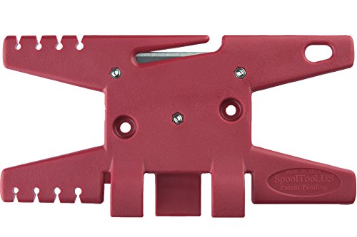 Spool Tool (Red) Paracord Spool - Paracord Accessories and Tools - Paracord Tools - Titan Survival - Bug Out Tools - Survival Kit Paracord - Survival Tools Kit - Ultimate Survival Tool