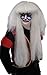 Rubie's Costume Kabuki Wig, White, One Size