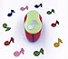 TECH-P® Creative Life Multi-Pattern Hand Press Album Cards Paper Craft Punch,Card Scrapbooking Engraving Kid Cut DIY Handmade Hole Puncher,Mini Paper Craft Punch. (Music)