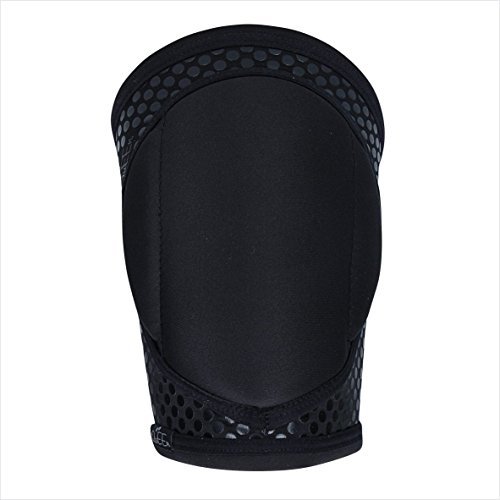 Pole Dance Knee Pads - Woman Protective Knee Pads - Perfect for Ballet Dance and Cross-fit Knee Protection - Sleek Black Grip (L)