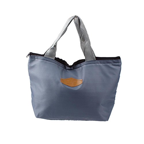 Hot sale!Todaies Waterproof Portable Picnic Insulated Food Storage Box Tote Lunch Bag (221018cm, Gray)