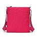Tiny Chou Multilayer Zipper Pockets Water Resistant Nylon Fabric Crossbody Bag Shoulder Bag for Girl