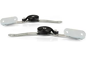 KARPARTS360 for Ford F-150 1990-1997 Hood Hinge Spring Assembly Driver and Passenger Side | Pair | FO1236103, FO1236104 | F4TZ16826B, F4TZ16826A