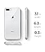 Spigen Liquid Crystal [2nd Generation] Designed for iPhone 8 Plus Case (2017) / Designed for iPhone 7 Plus Case (2016) - Crystal Clear