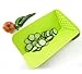 Rinse & Strainer Foldable Cutting Board, Veggies & Fruit Cutting Board, BPA-Free Plastic Multifunctional Cutting Board Mat (Green)