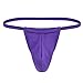 TiaoBug Men Lingerie Bulge Pouch Backless Bikini Trunks Underwear Underpants Purple One Size