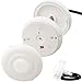 Enerlites MPC-52V PIR Ceiling Sensor, Ceiling Occupancy Sensor, Ceiling Light Sensor, Occupancy Sensor, Commercial Grade 360 Degree FOV, 800 Sq. Ft Coverage, 120-277VAC, White