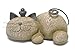 Fun Express Resting Cat Stone Whimsical Garden Accent - Lightweight Resin