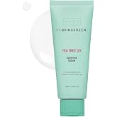 BRING GREEN Tea Tree Cica Soothing Cream Plus 100ml Korean Skin care, calming and soothing, moisturizer for skin, facial cream, trouble care, Blackhead Removing Pore care (Pack of 1)