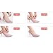 Florawang Detachable Shoe Strap Belt Band for Holding Loose high Heels Pumps (Patent Light Gold)
