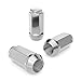32pcs Chrome Silver 9/16x18 Extended Bulge Lug Nuts - 1.8