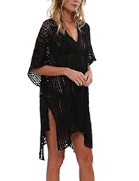 Traje de baño para dama con cuello en V y talla grande