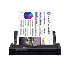 Epson WorkForce ES-200 Color Portable Document Scanner with ADF for PC and Mac, Sheet-fed and Duplex Scanning