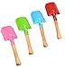 Annymall Garden Tools 4-Piece Shovel Set, Metal with Sturdy Wooden Handle Safe Gardening Tools Trowel Shovel for Women,Teens,Men(Pink/Green/Blue/Red)