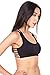 Zenana Women's Juniors Strappy Back Sports Bra (M/L, Black)