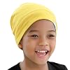 ELIHAIR Kids Beanie Sleep Hats Bonnet for Night Sleeping Cap Silky Lined Satin Bonnet with Adjustable Elastic Band for…