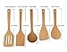AKcook 5-Piece Cooking Tools Set, Wood Kitchen Utensils, Turner Spatula Ladle