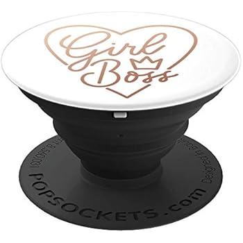 Girl Boss Quote with Crown and Rose gold Heart