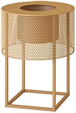 植木鉢 おしゃれ フラワースタンド 屋内ラウンド鍛造鉄フラワースタンド 待望 モダンなミニマリストフロアスタンドコンビネーションフラワースタンド Color 45cmx35cmxcm Gold Size